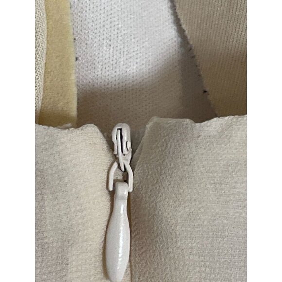 Ark & Co Floral Lace Cutout Dress M Cream Sheath Old Money Retro Classic Chic - Picture 6 of 15